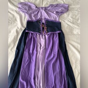 Purple Medieval Renaissance Costume Dress